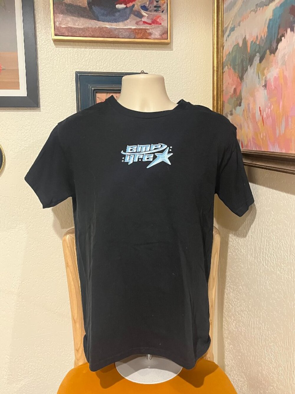 Empyre Black Graphic Logo T-Shirt Men’s Medium